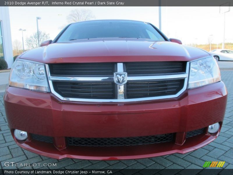 Inferno Red Crystal Pearl / Dark Slate Gray 2010 Dodge Avenger R/T