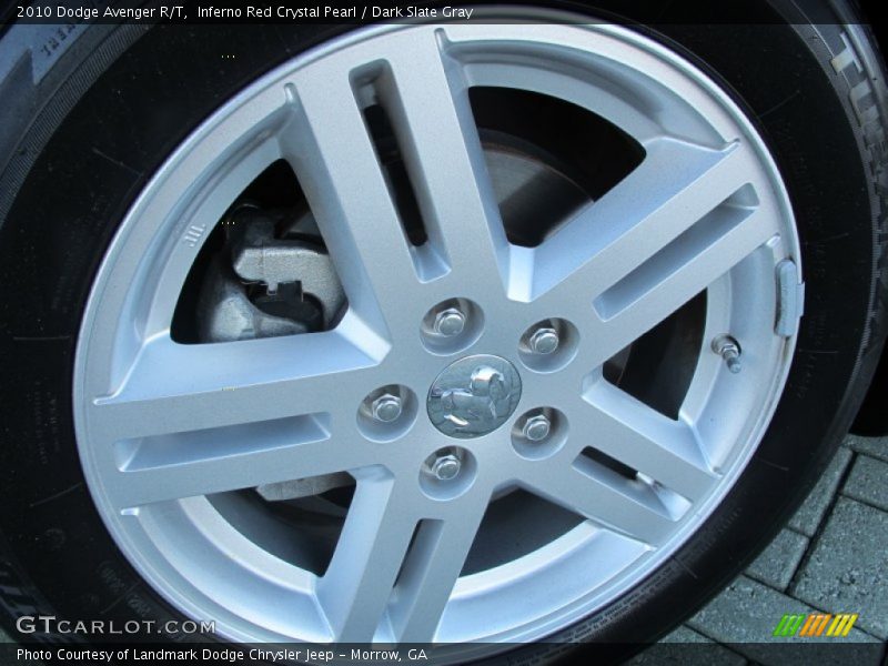 Inferno Red Crystal Pearl / Dark Slate Gray 2010 Dodge Avenger R/T