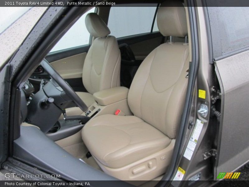 Front Seat of 2011 RAV4 Limited 4WD