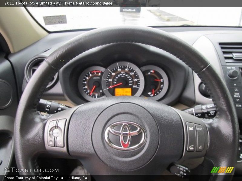 Pyrite Metallic / Sand Beige 2011 Toyota RAV4 Limited 4WD