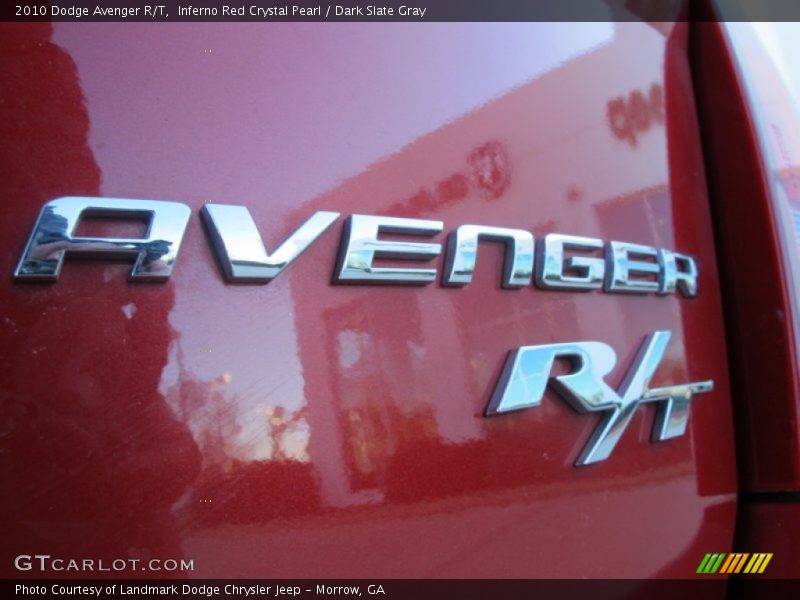 Inferno Red Crystal Pearl / Dark Slate Gray 2010 Dodge Avenger R/T