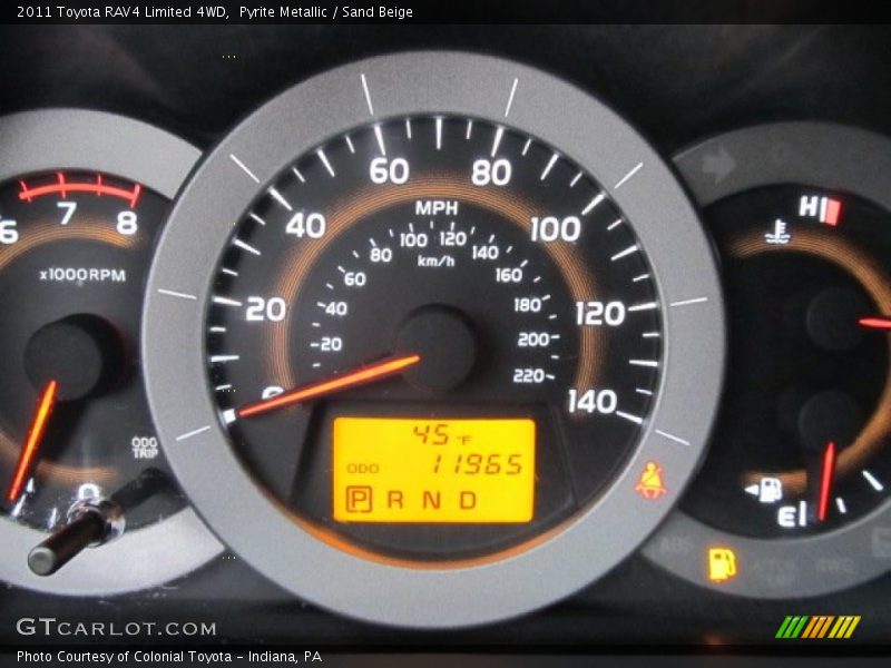 Pyrite Metallic / Sand Beige 2011 Toyota RAV4 Limited 4WD