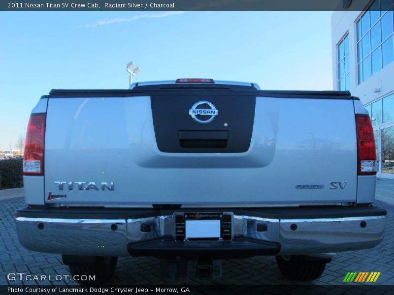 Radiant Silver / Charcoal 2011 Nissan Titan SV Crew Cab