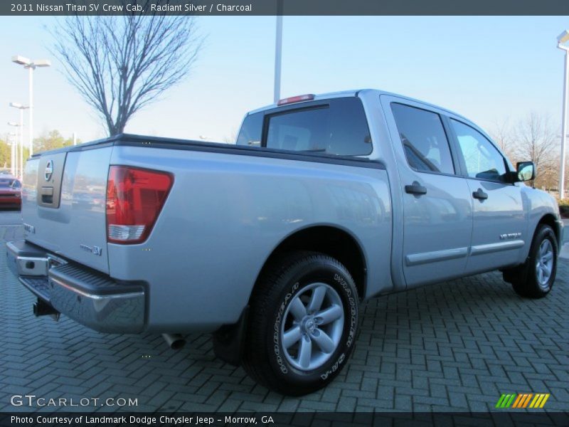 Radiant Silver / Charcoal 2011 Nissan Titan SV Crew Cab