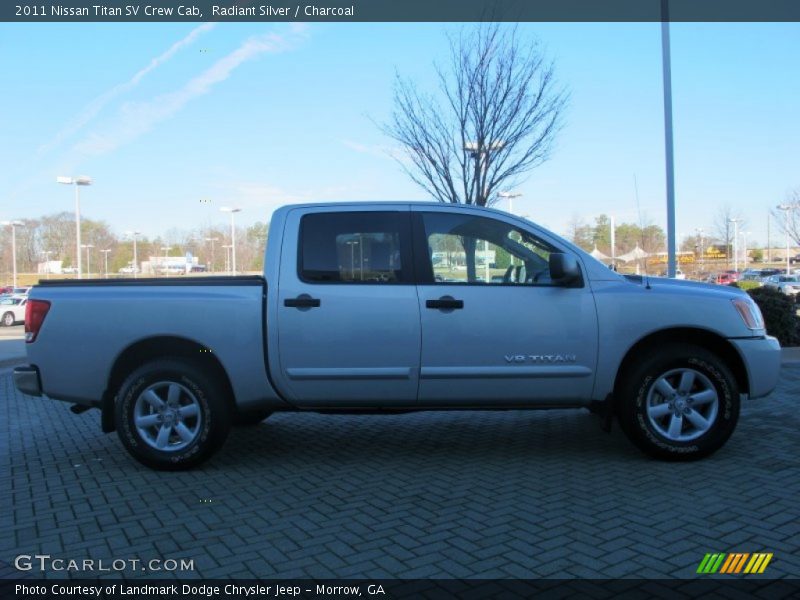 Radiant Silver / Charcoal 2011 Nissan Titan SV Crew Cab