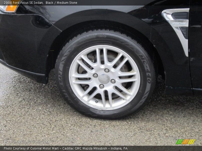 Black / Medium Stone 2008 Ford Focus SE Sedan