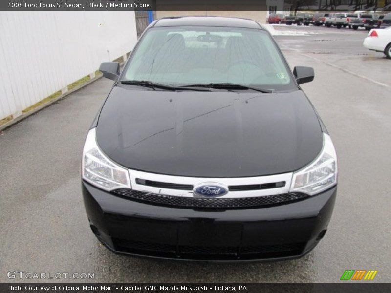 Black / Medium Stone 2008 Ford Focus SE Sedan