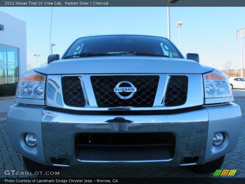 Radiant Silver / Charcoal 2011 Nissan Titan SV Crew Cab