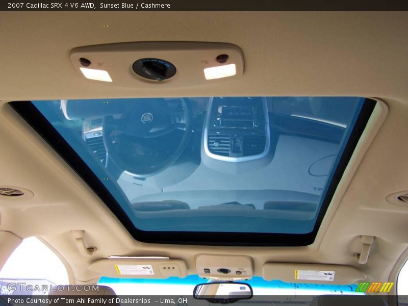 Sunset Blue / Cashmere 2007 Cadillac SRX 4 V6 AWD