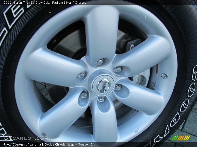 Radiant Silver / Charcoal 2011 Nissan Titan SV Crew Cab