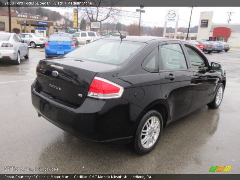 Black / Medium Stone 2008 Ford Focus SE Sedan