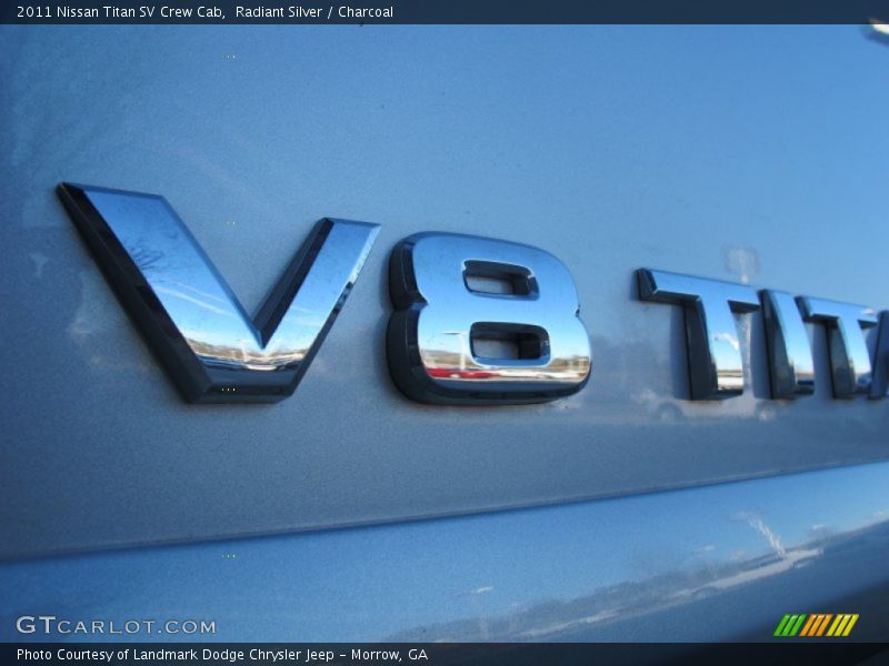 Radiant Silver / Charcoal 2011 Nissan Titan SV Crew Cab