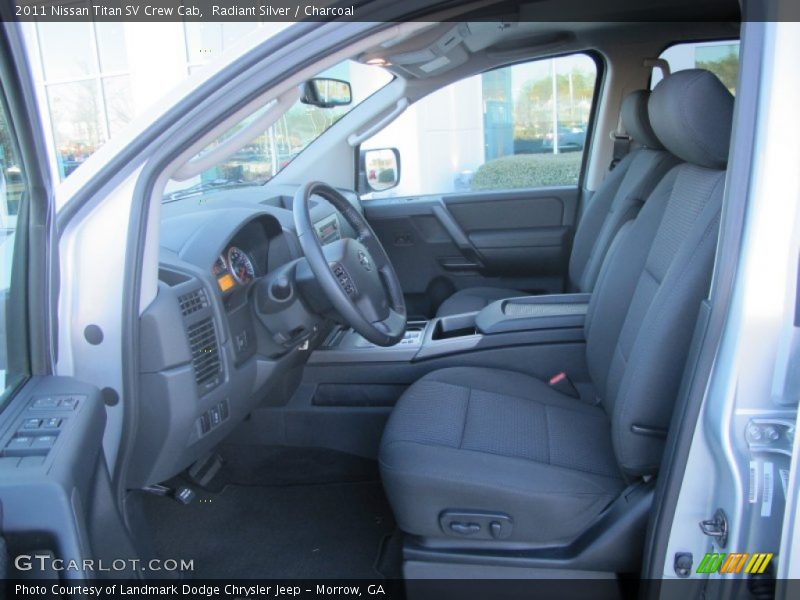 Radiant Silver / Charcoal 2011 Nissan Titan SV Crew Cab
