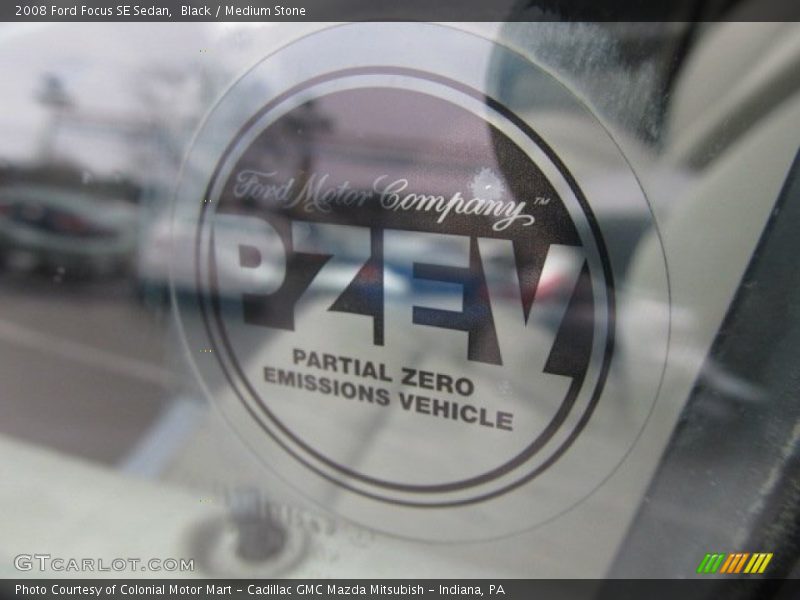 Black / Medium Stone 2008 Ford Focus SE Sedan