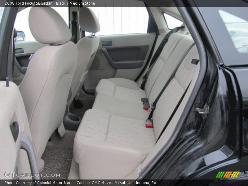 Black / Medium Stone 2008 Ford Focus SE Sedan