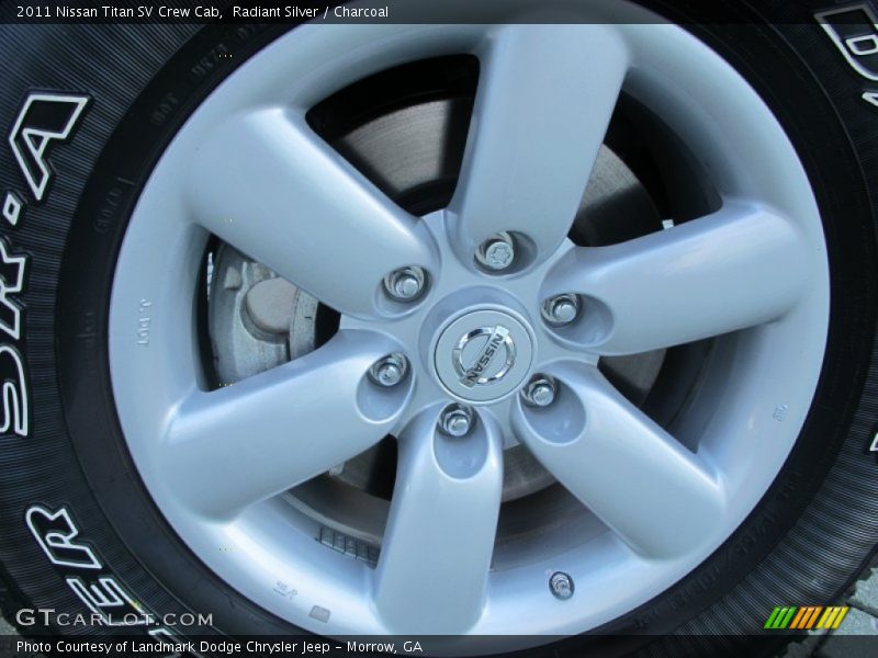 Radiant Silver / Charcoal 2011 Nissan Titan SV Crew Cab