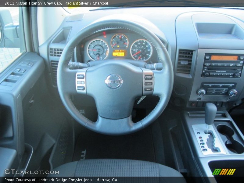Radiant Silver / Charcoal 2011 Nissan Titan SV Crew Cab