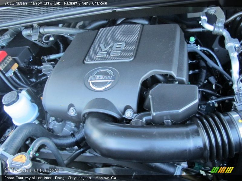 Radiant Silver / Charcoal 2011 Nissan Titan SV Crew Cab