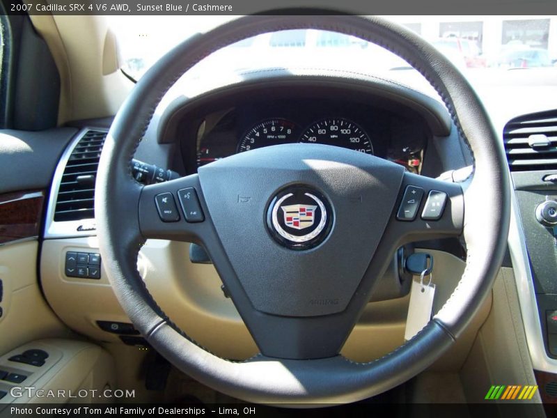 Sunset Blue / Cashmere 2007 Cadillac SRX 4 V6 AWD