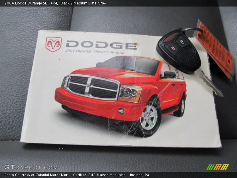 Black / Medium Slate Gray 2004 Dodge Durango SLT 4x4