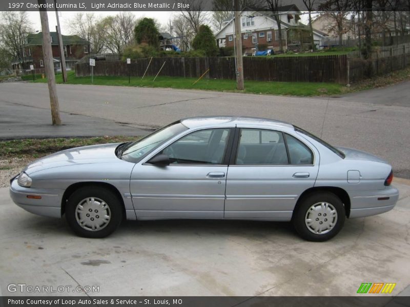 Light Adriadic Blue Metallic / Blue 1997 Chevrolet Lumina LS