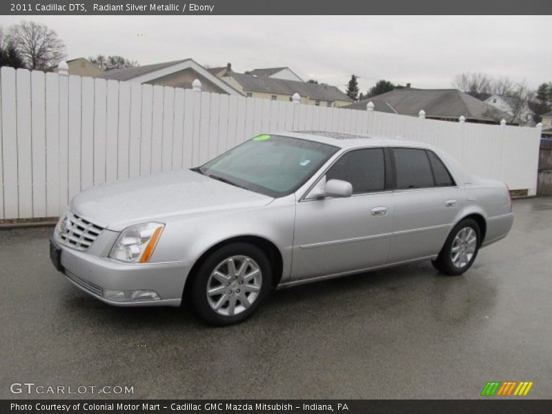 Radiant Silver Metallic / Ebony 2011 Cadillac DTS