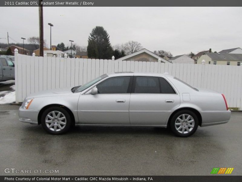 Radiant Silver Metallic / Ebony 2011 Cadillac DTS