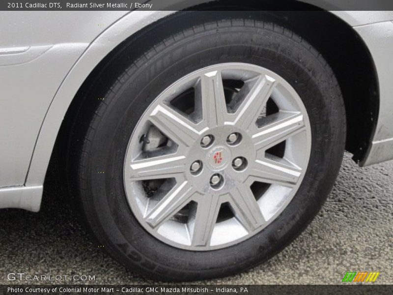 Radiant Silver Metallic / Ebony 2011 Cadillac DTS