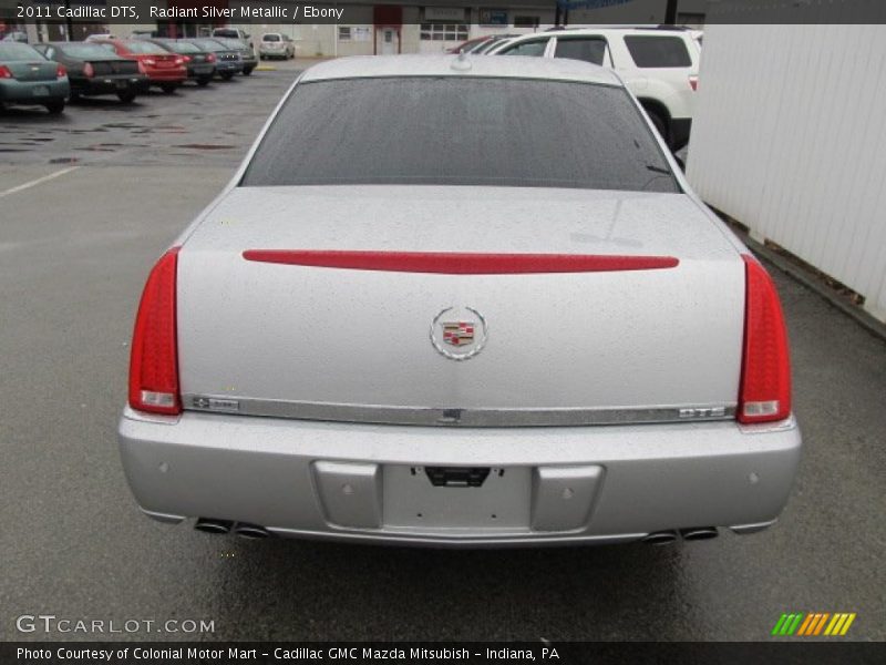 Radiant Silver Metallic / Ebony 2011 Cadillac DTS