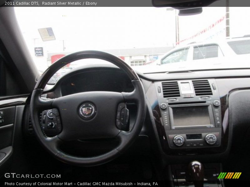 Radiant Silver Metallic / Ebony 2011 Cadillac DTS