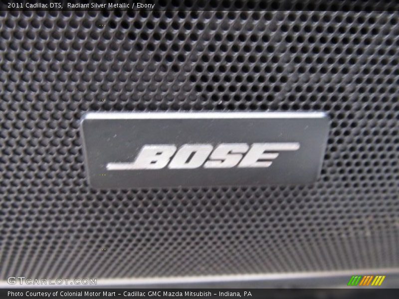 Radiant Silver Metallic / Ebony 2011 Cadillac DTS