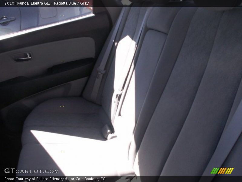 Regatta Blue / Gray 2010 Hyundai Elantra GLS