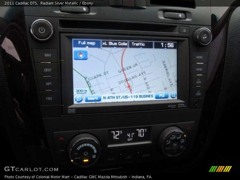 Radiant Silver Metallic / Ebony 2011 Cadillac DTS