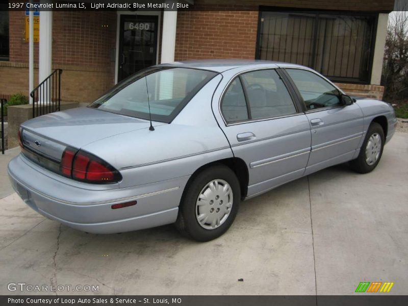 Light Adriadic Blue Metallic / Blue 1997 Chevrolet Lumina LS
