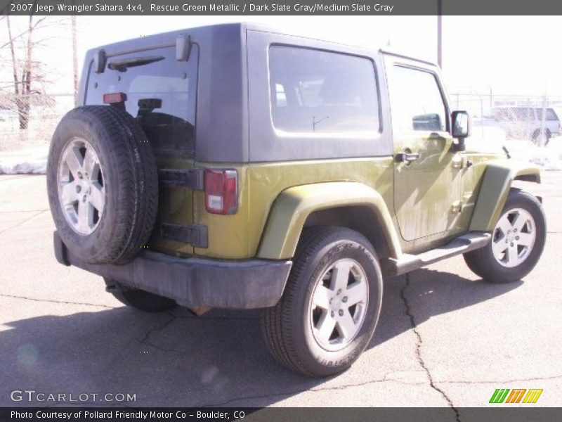 Rescue Green Metallic / Dark Slate Gray/Medium Slate Gray 2007 Jeep Wrangler Sahara 4x4