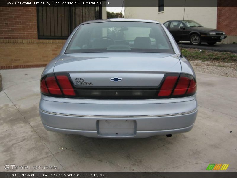 Light Adriadic Blue Metallic / Blue 1997 Chevrolet Lumina LS