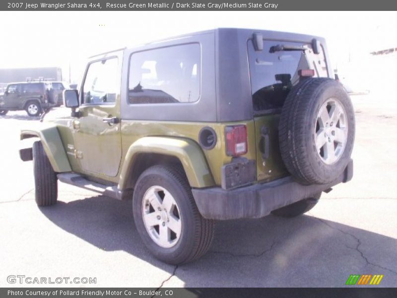 Rescue Green Metallic / Dark Slate Gray/Medium Slate Gray 2007 Jeep Wrangler Sahara 4x4