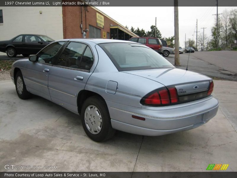 Light Adriadic Blue Metallic / Blue 1997 Chevrolet Lumina LS