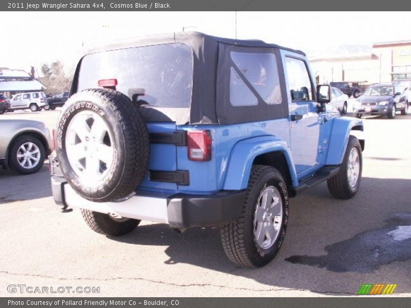 Cosmos Blue / Black 2011 Jeep Wrangler Sahara 4x4
