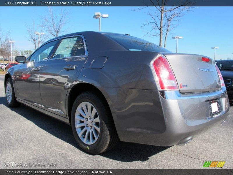 Tungsten Metallic / Black/Light Frost Beige 2012 Chrysler 300