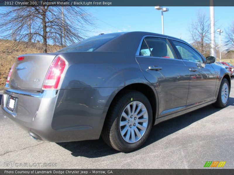 Tungsten Metallic / Black/Light Frost Beige 2012 Chrysler 300