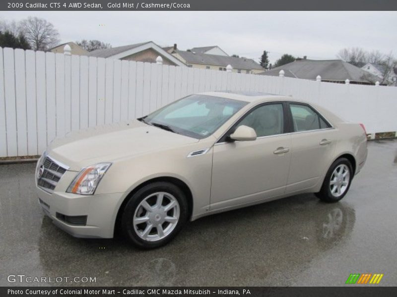 Gold Mist / Cashmere/Cocoa 2009 Cadillac CTS 4 AWD Sedan