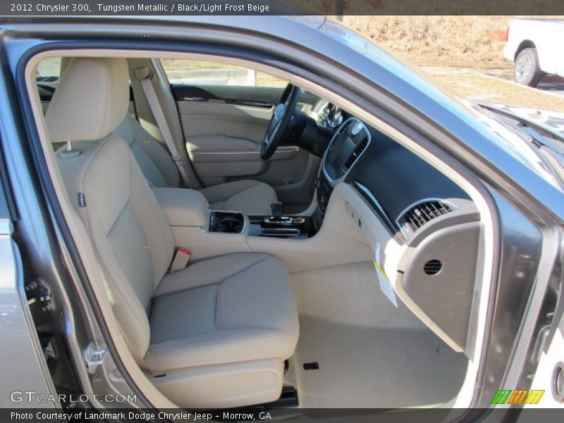 Tungsten Metallic / Black/Light Frost Beige 2012 Chrysler 300