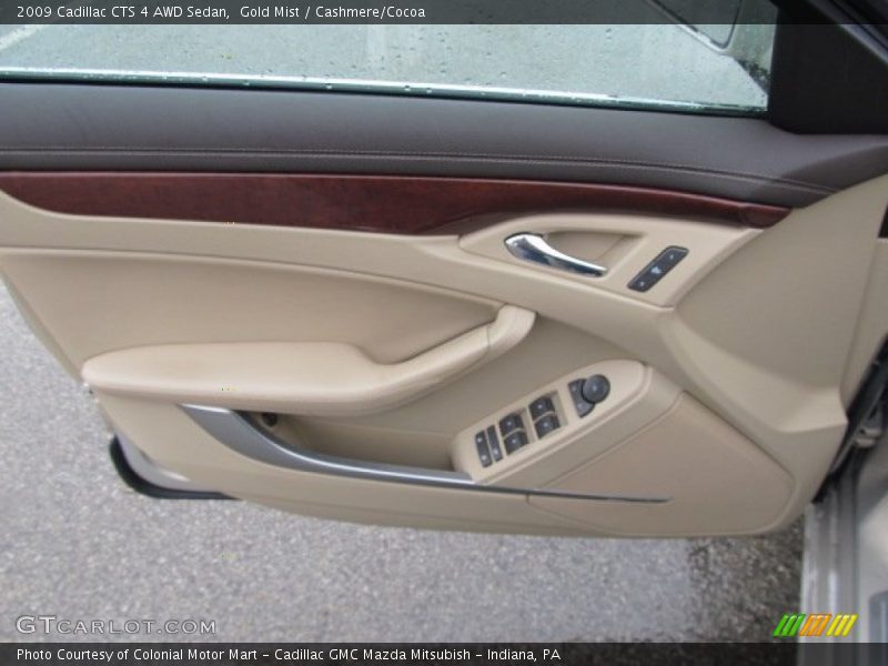 Gold Mist / Cashmere/Cocoa 2009 Cadillac CTS 4 AWD Sedan