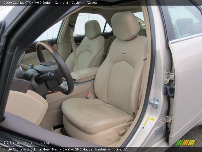 Gold Mist / Cashmere/Cocoa 2009 Cadillac CTS 4 AWD Sedan