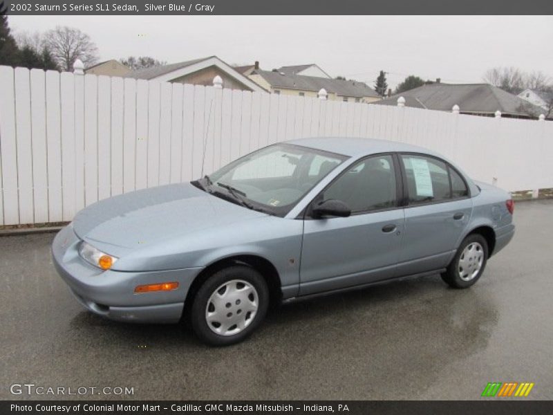 Silver Blue / Gray 2002 Saturn S Series SL1 Sedan