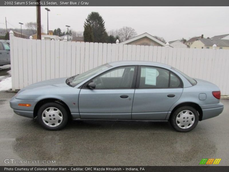 Silver Blue / Gray 2002 Saturn S Series SL1 Sedan