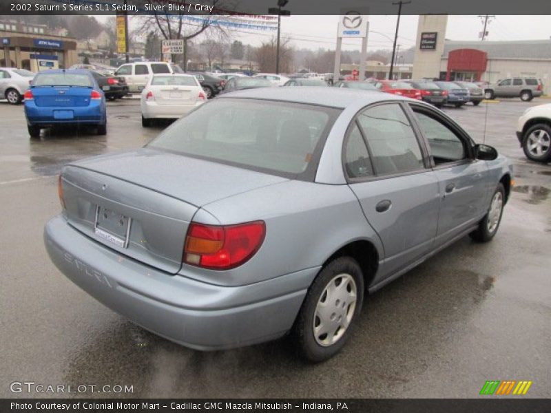 Silver Blue / Gray 2002 Saturn S Series SL1 Sedan