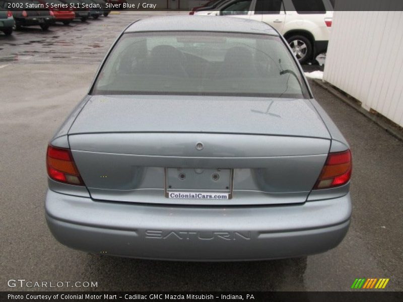 Silver Blue / Gray 2002 Saturn S Series SL1 Sedan