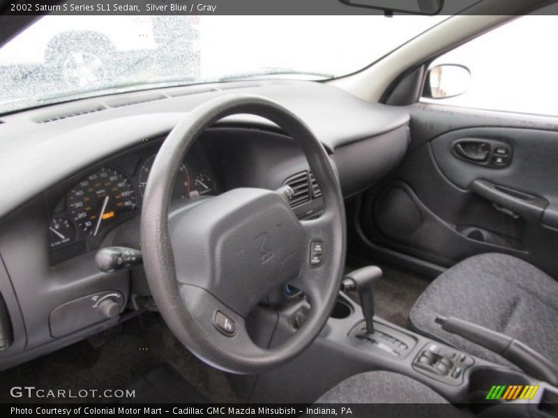 Silver Blue / Gray 2002 Saturn S Series SL1 Sedan